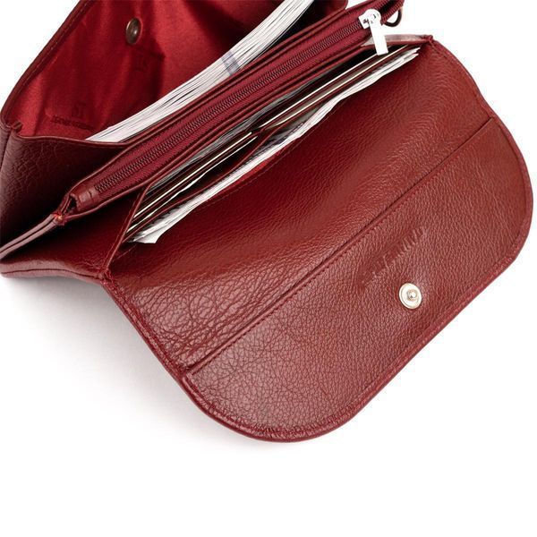 Клатч из кожи женский ST Leather 19318 Бордовый b19318 фото