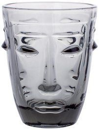 Набір 6 скляних стаканів Ariadne "Face Grey" 250мл, сіре скло BD-420-141 фото
