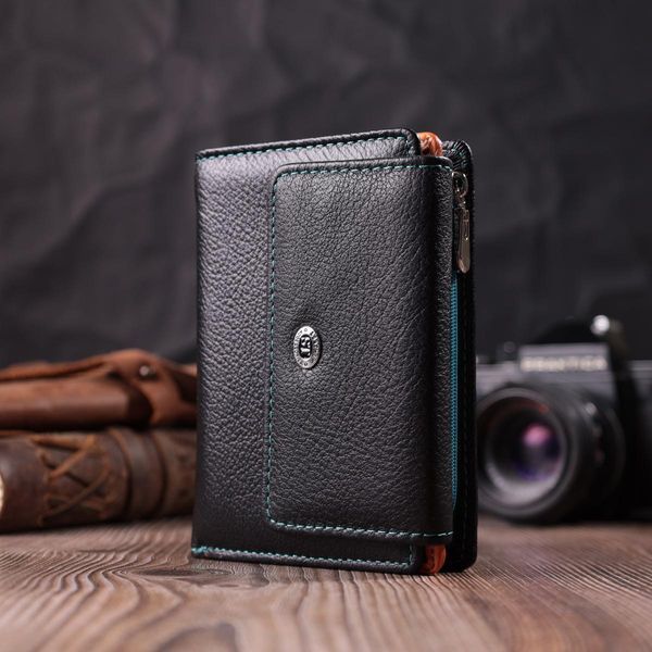 Гаманець для жінок із натуральної шкіри ST Leather 22501 Чорний b22501 фото
