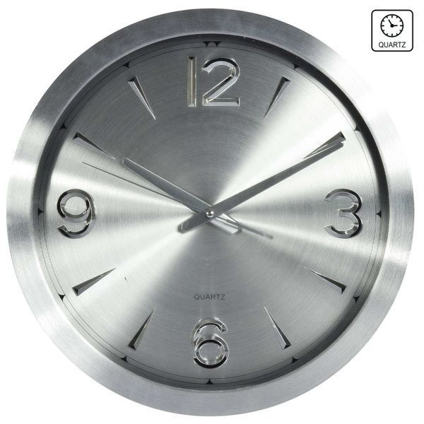 Годинник настінний Technoline 634911 Metal Silver DDAS301800 фото