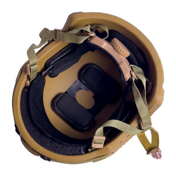 Защитный кевларовый шлем Fast Helmet NIJ IIIA (Койот) + Кавер (Мультикам) S L900653 фото