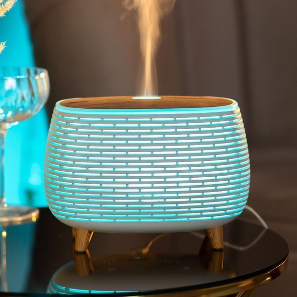 Зволожувач повітря Holdmay Life of Leisure Aroma Diffuser 400 мл Білий HPKP7049W фото