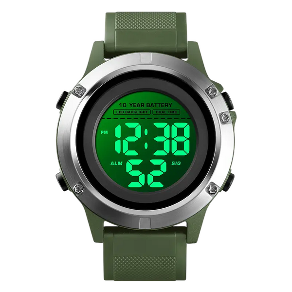 Спортивные наручные часы Skmei 1518 Зеленые L9007551 фото