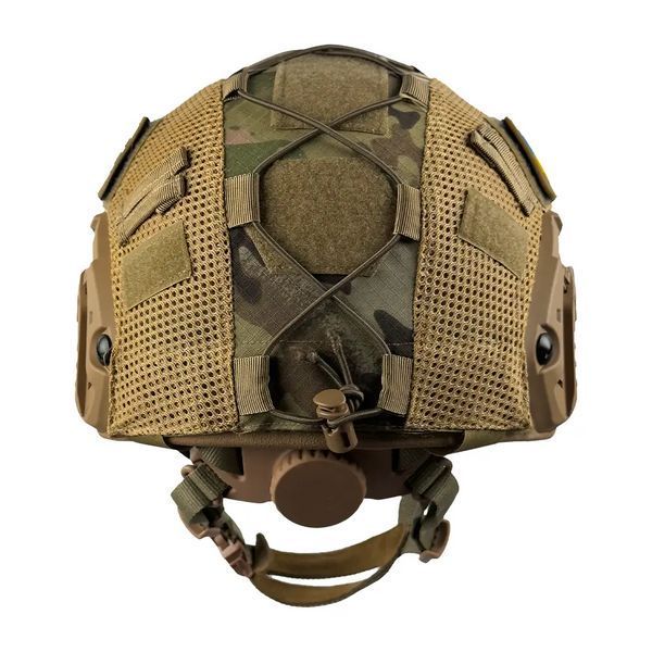Защитный кевларовый шлем Fast Helmet NIJ IIIA (Койот) + Кавер (Мультикам) S L900653 фото