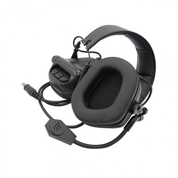 Тактические активные наушники Earmor М32 FG Черный L32007 фото