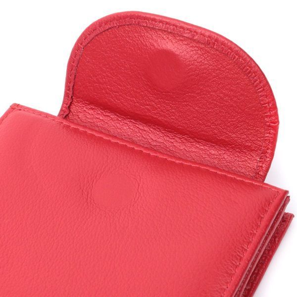 Яркий женский кошелек с монетницей из натуральной кожи ST Leather 22712 Красный b22712 фото
