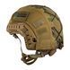 Защитный кевларовый шлем Fast Helmet NIJ IIIA (Койот) + Кавер (Мультикам) S L900653 фото 5