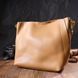 Женская деловая сумка из натуральной кожи 22110 Vintage Песочная b22110 фото 9