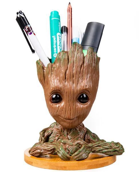 Горшок для цветов и канцелярии Грут Groot G2 + круглая подставка 14 см*10,5*см*8,5 см L703201 фото
