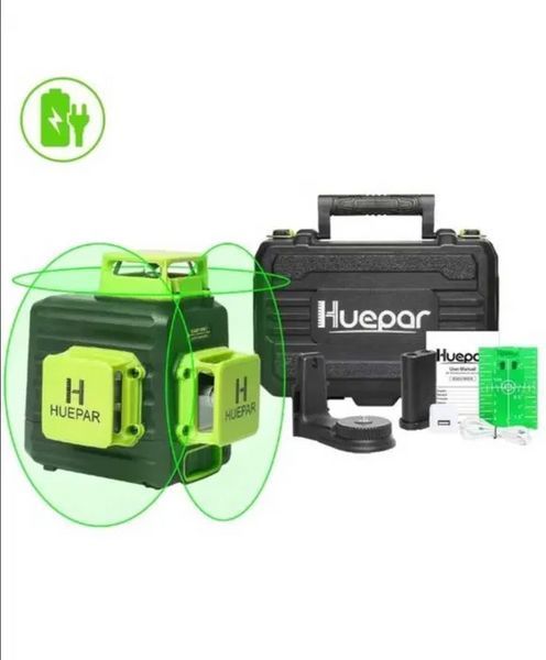 Лазерный уровень нивелир Huepar B03CG Ultimate 2025 3D 360 Osram L719239 фото