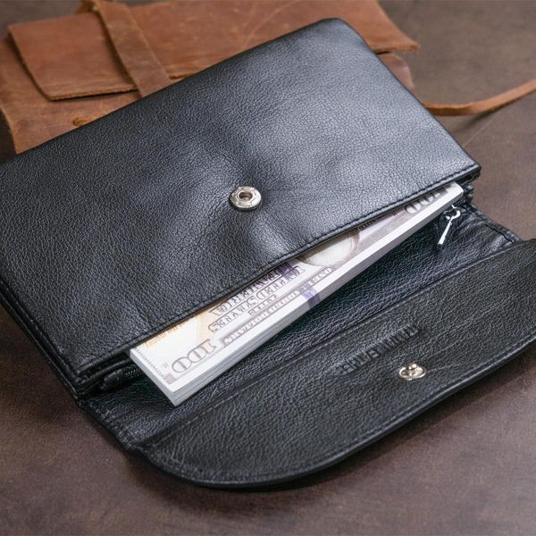 Клатч из кожи женский ST Leather 19316 Черный b19316 фото
