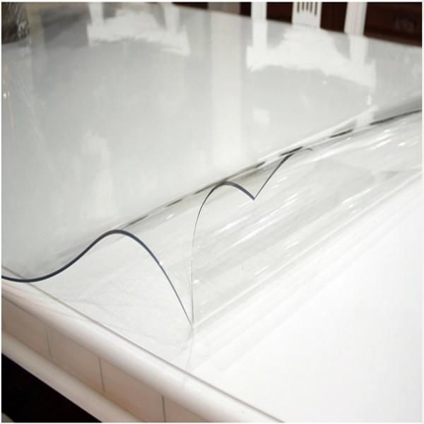 М'яке скло Прозора силіконова скатертина на стіл Soft Glass Захист для меблів 3.0х1.0м (товщина 1.5 мм) L1500021 фото