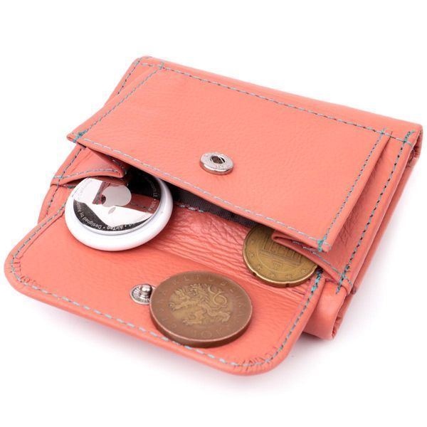 Небольшой кошелек женский из натуральной кожи ST Leather 19505 Оранжевый b19505 фото