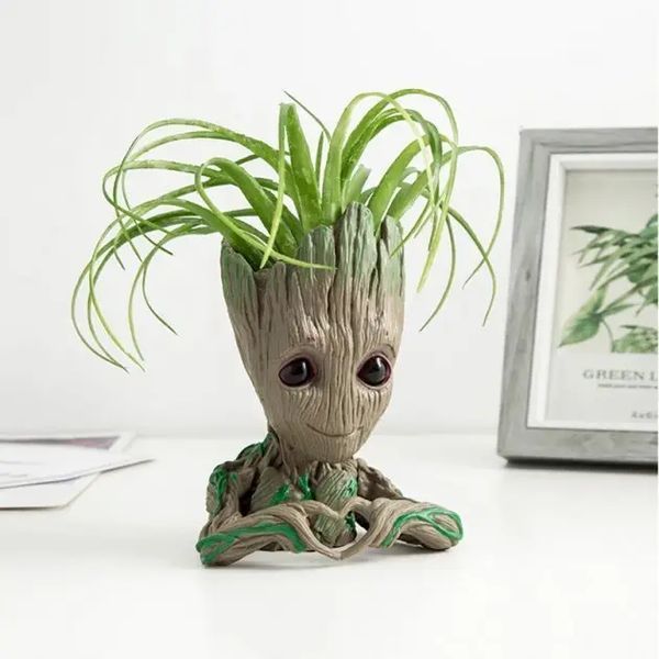 Горшок для цветов и канцелярии Грут Groot G2 + круглая подставка 14 см*10,5*см*8,5 см L703201 фото