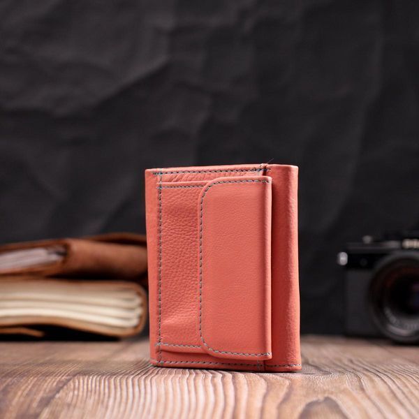 Небольшой кошелек женский из натуральной кожи ST Leather 19505 Оранжевый b19505 фото