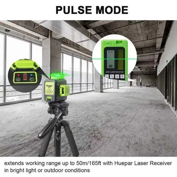 Лазерный уровень нивелир Huepar B03CG Ultimate 2025 3D 360 Osram L719239 фото