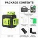 Лазерный уровень нивелир Huepar B03CG Ultimate 2025 3D 360 Osram L719239 фото 6