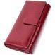 Шкіряний лакований гаманець з блоком для кредитних карток ST Leather 22682 Червоний b22682 фото 2