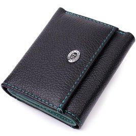 Женский небольшой кошелек из натуральной кожи ST Leather 19504 Черный b19504 фото