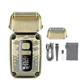 Электробритва-шейвер VGR V-337 аккумуляторная с двумя бритвенными головками LU-HP-V-337 фото