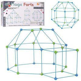 Дитячий ігровий 3D конструктор Намет Magic forts 85 деталей L12006 фото