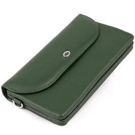 Клатч из кожи женский ST Leather 19320 Зеленый b19320 фото