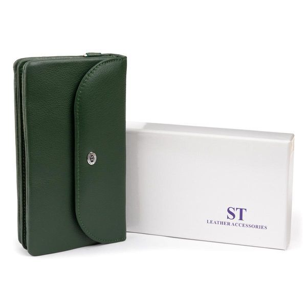 Клатч из кожи женский ST Leather 19320 Зеленый b19320 фото