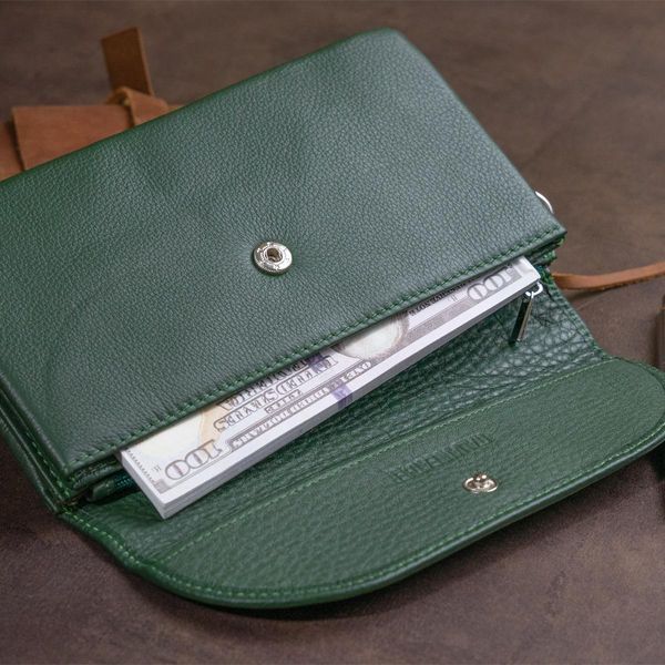 Клатч из кожи женский ST Leather 19320 Зеленый b19320 фото