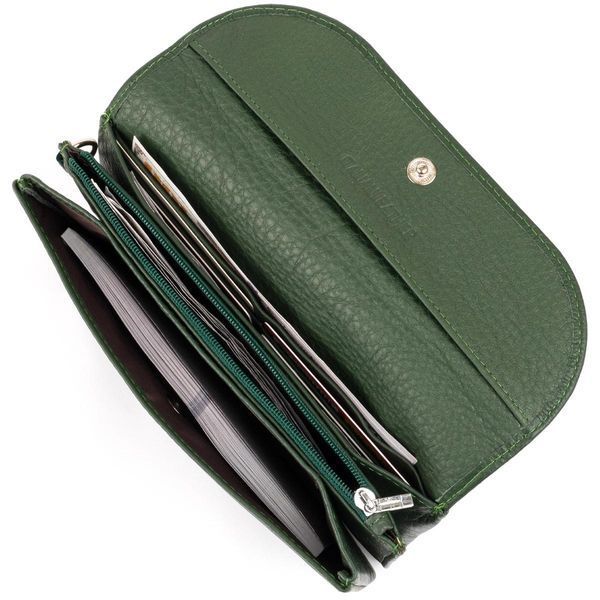 Клатч из кожи женский ST Leather 19320 Зеленый b19320 фото