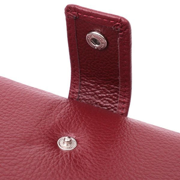 Вертикальный женский кошелек-клатч из натуральной кожи ST Leather 22535 Бордовый b22535 фото