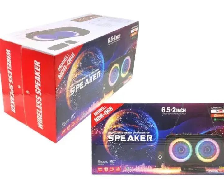 Бездротова караоке колонка NDR-Q68 Bluetooth з мікрофоном L712053 фото