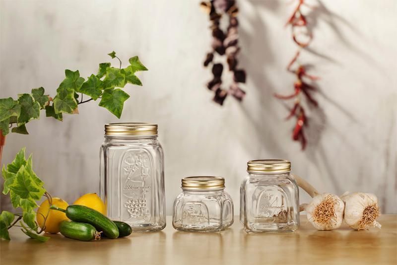 Банка для продуктів Homemade 500 мл з металевою кришкою PB-80384 фото