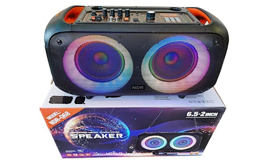 Бездротова караоке колонка NDR-Q68 Bluetooth з мікрофоном L712053 фото